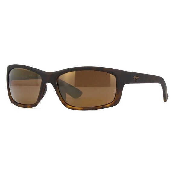 New MAUI JIM Kanaio Coast Brown Polarised Wraparound H766 10MF Sunglasses Women - Picture 1 of 4